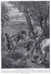 La muerte de Guillermo Rufus, 1100 d.C., años 1920